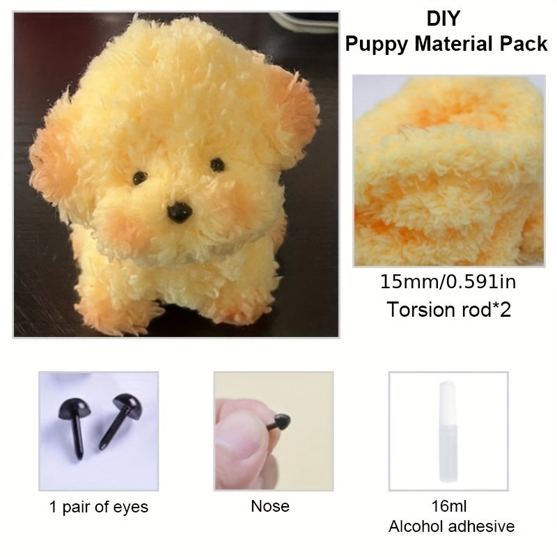 DIY Puppy Hair Strip Kit - Thick and Dense Hair Root Material Package