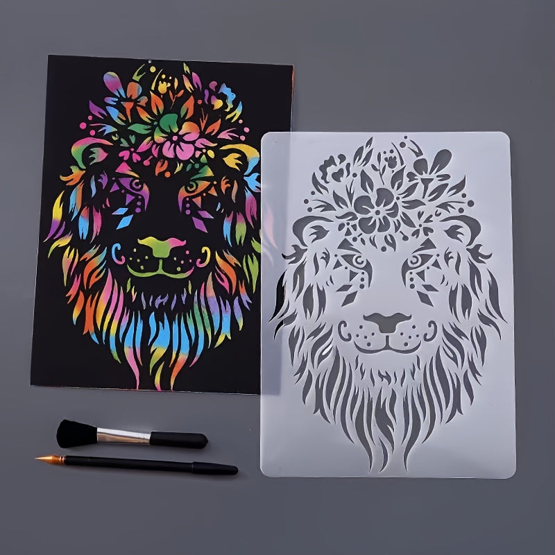 Animal Theme DIY Painting Stencil Set