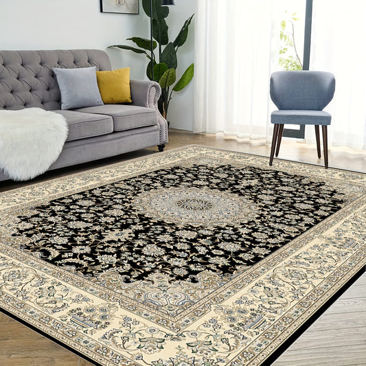 Persian Boho Area Rug Soft Large Machine Washable Non Slip Backing