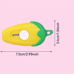 2pcs Cartoon Corn Mini Art Knives for Office & Student Use