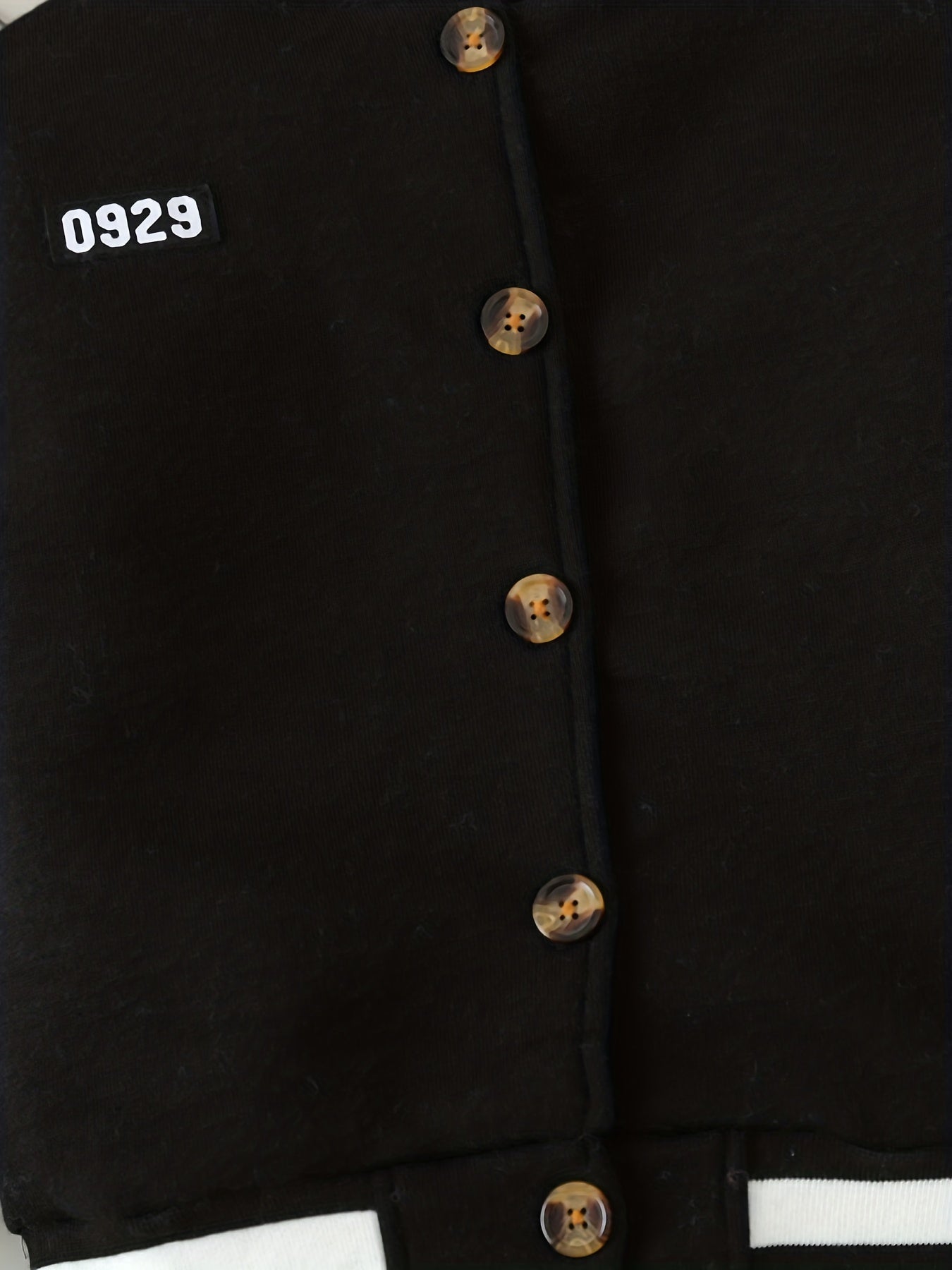 Boys Number Print Block Jacket