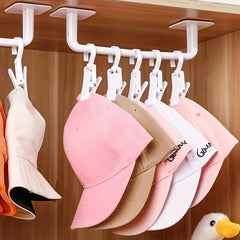 Plastic Wall Mounted Hat Rack Hat Hanging Storage Hook