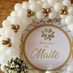 115pcs Golden Balloon Garland Set Wedding Birthday Christmas Decoration