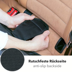 Car Seat Protector Large Size 600D Fabric Thick Padding & Storage Pockets