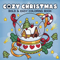 Deluxe Christmas Coloring Book 20x20cm Upgraded Edition
