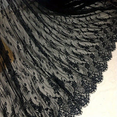 3m Long Eyelash Lace DIY Clothing Dress Wedding Curtain Material