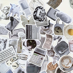 50pcs Random Pattern Tablet Notebook Journal Book Diy Graffiti Stickers