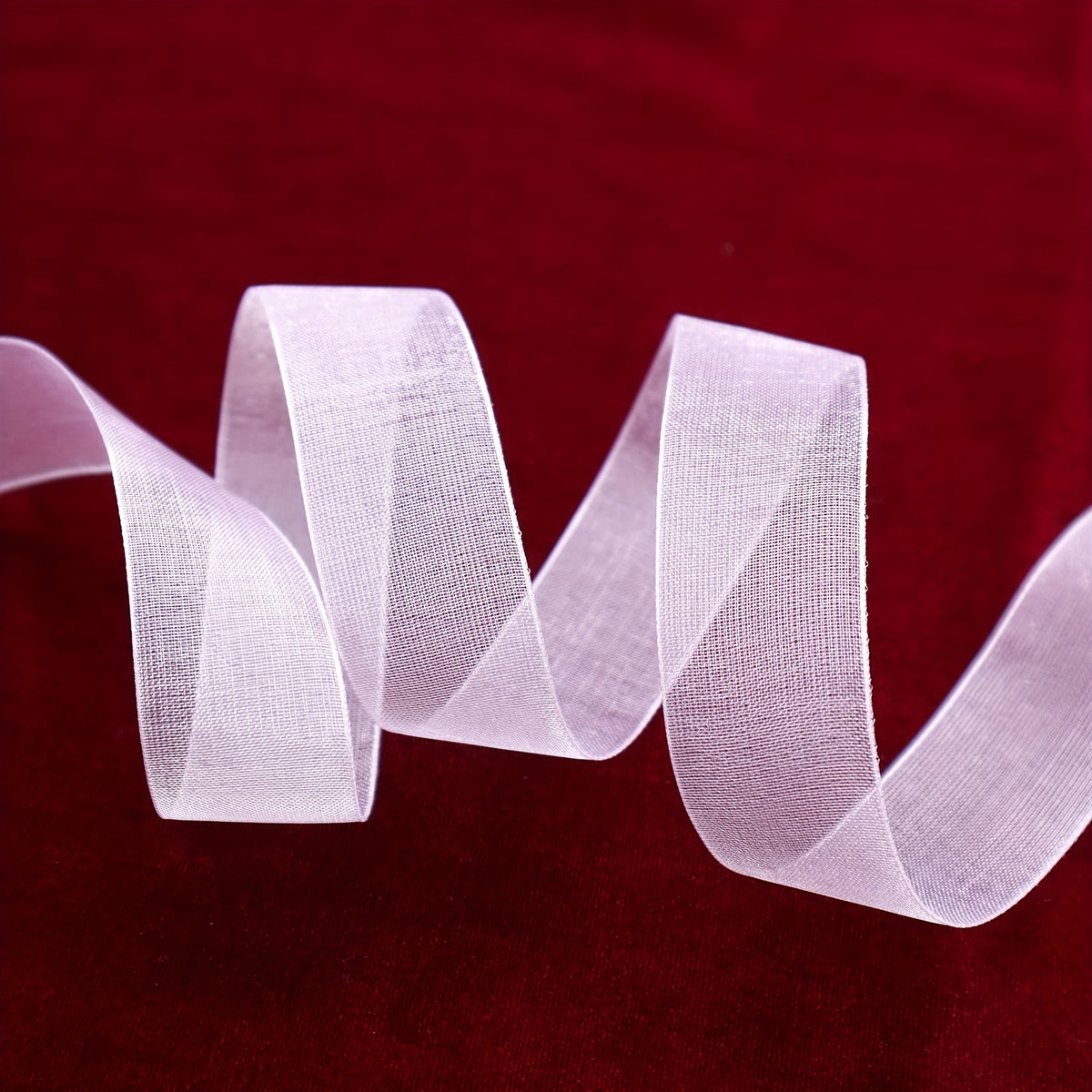 5 Yards Sheer Chiffon Organza Satin Ribbon for Wrapping and Decorating