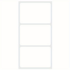 60 Sheets 76x51mm Blank Synthetic Paper Adhesive Labels Bag Packaging 3x2 Inch