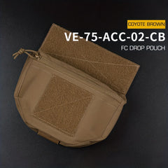 Outdoor FC Drop Dump Pouch with Hook & Loop Carrying Kit Bag