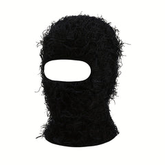 Tie Dye Block Hip Hop Knit Balaclava