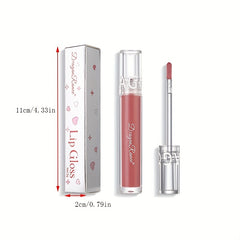 Waterproof Lip Gloss Mirror Luster Dewy Texture Transparent Sheer