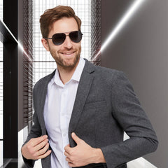 OUWEN Aviator Sports Men's Sunglasses Metal Frame UV Protection VF2202