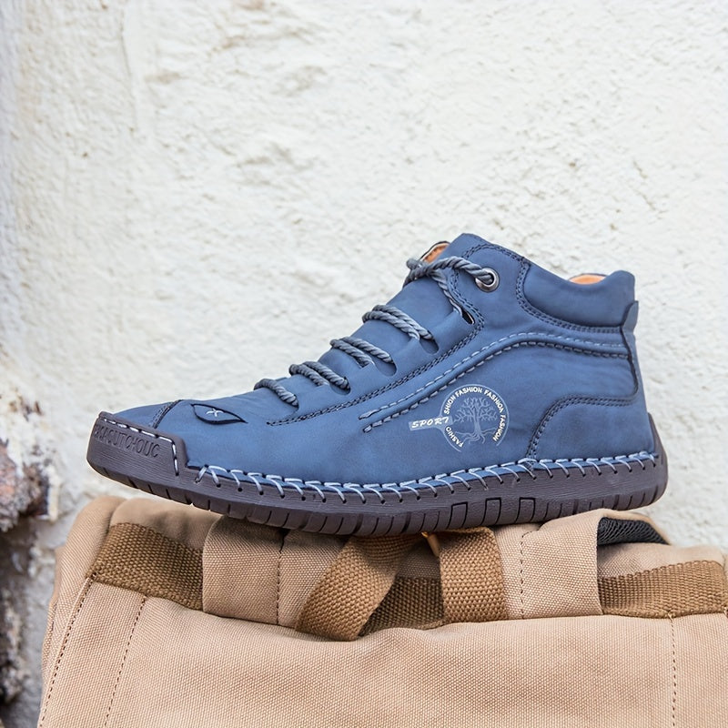 Men's Vintage Lace Up Boots Comfortable Ankle Chukka Boots