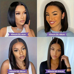 Kids Dress Up Wigs 180 Density HD Lace Front Bob Wig Human Hair Wig
