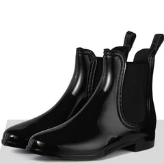 Waterproof Non Slip Chunky Heel Chelsea Shoes for Women