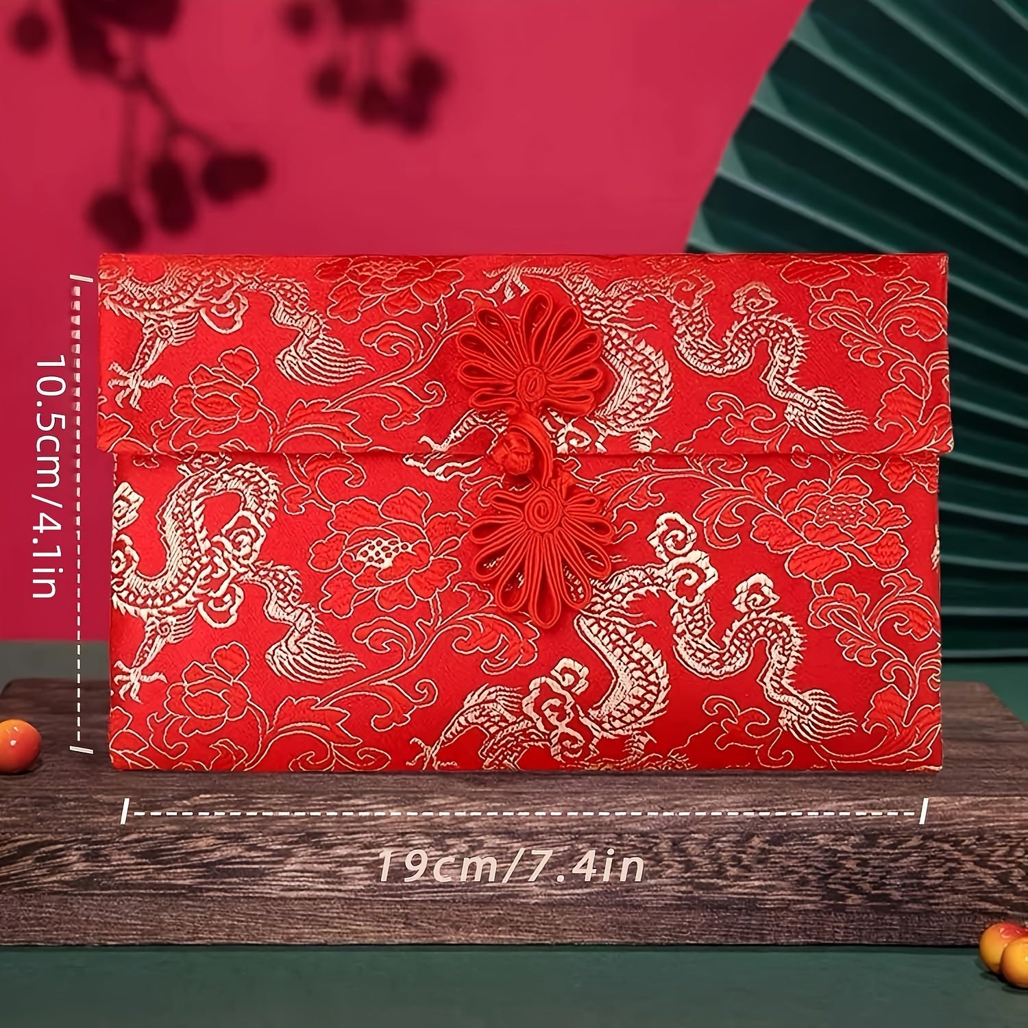 Chinese Silk Fabric Red Envelope Lucky Red Packet Year Gift