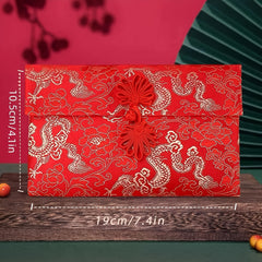 Chinese Silk Fabric Red Envelope Lucky Red Packet Year Gift