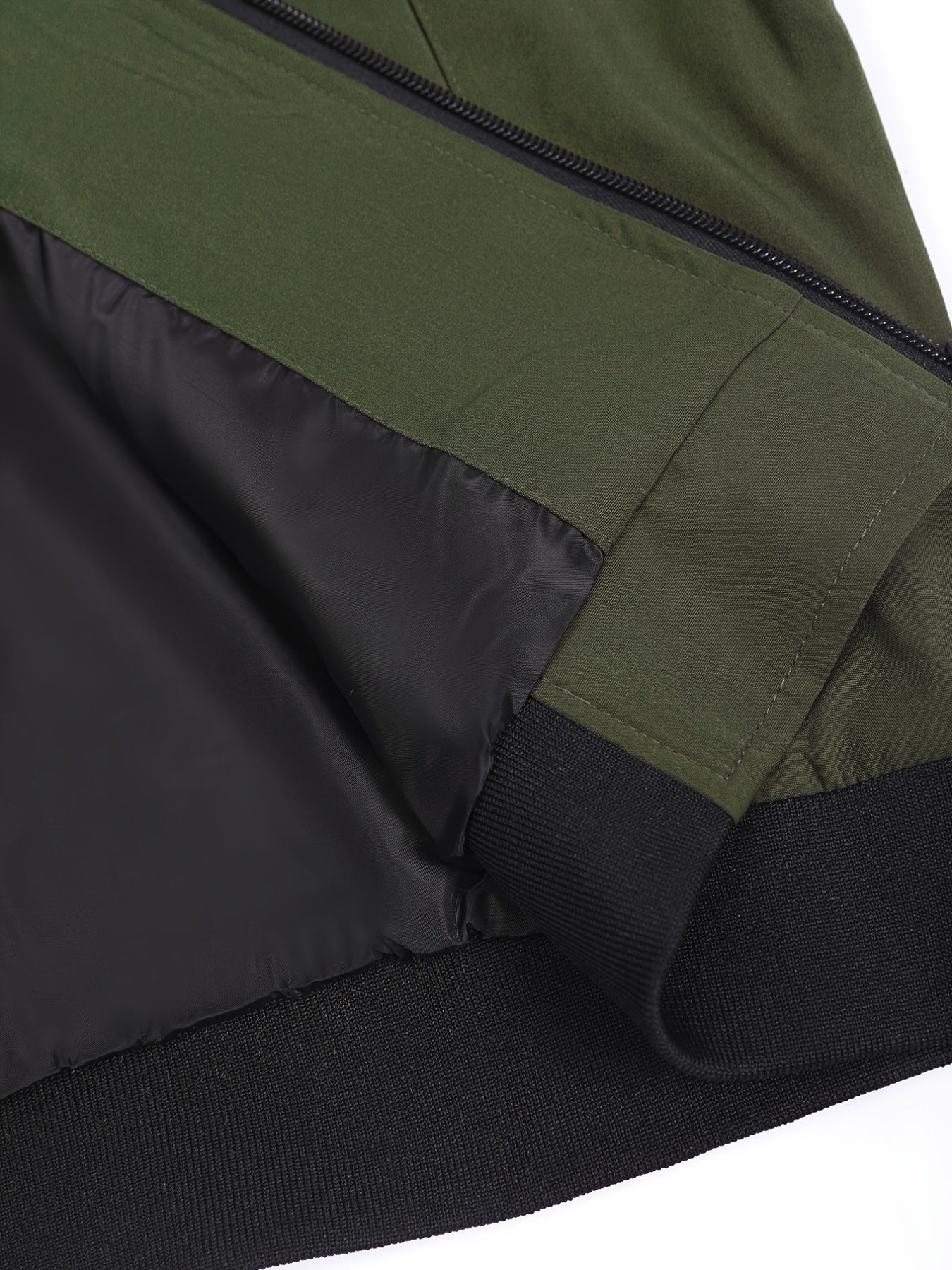 Men's Letter Print Zipper Jacket for Spring and Autumn