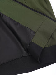 Men's Letter Print Zipper Jacket for Spring and Autumn
