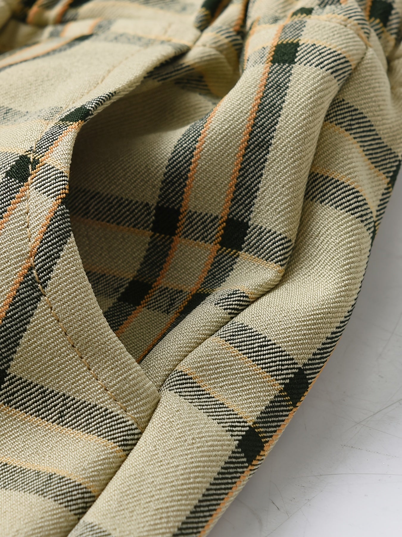 Boys Plaid Suspender Shorts Casual Kids Clothes