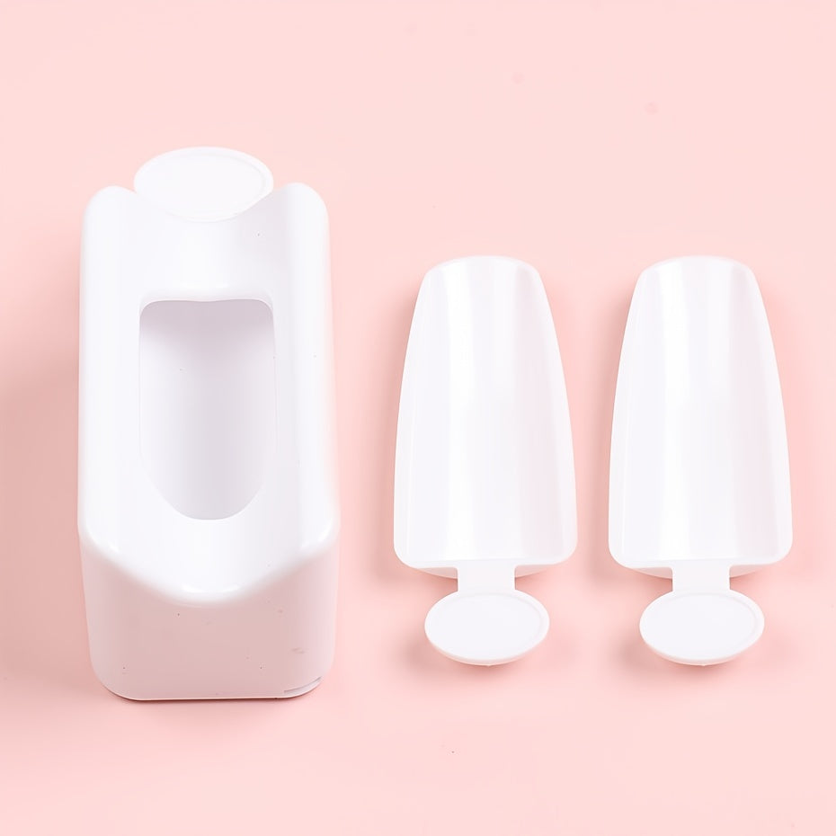 Nail Glitter Powder Recycling Box Double Layer Storage Case