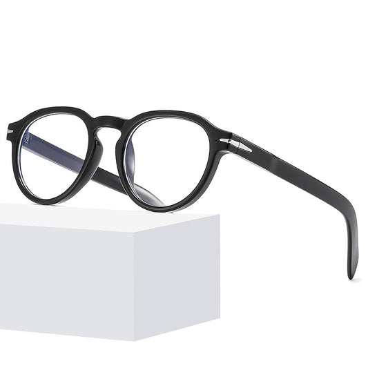 Light Blocking Glasses Frame Round Rice Nail Glasses Frame
