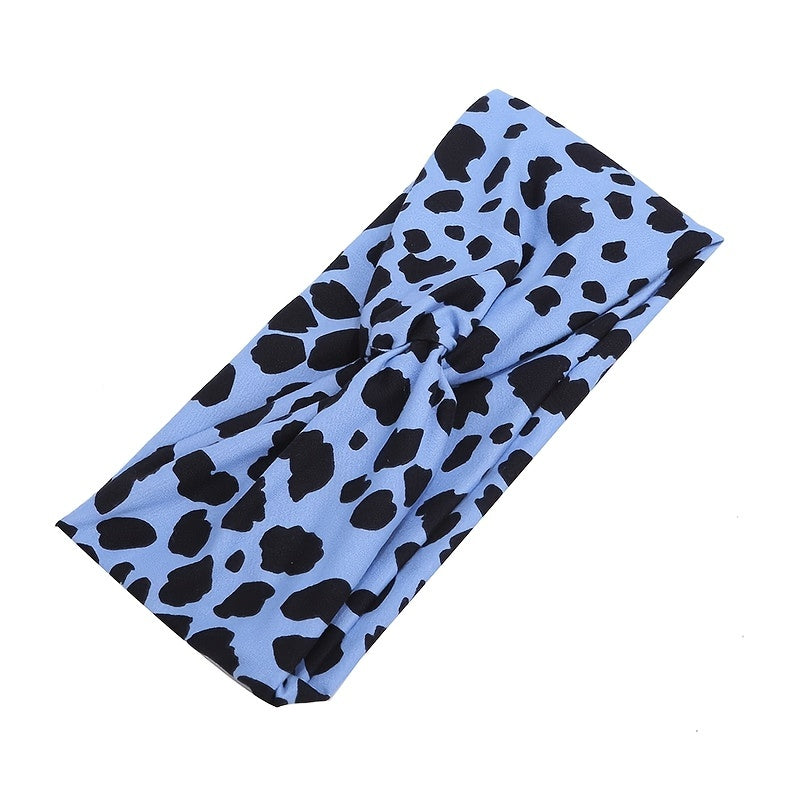 3pcs Boho Hair Bands Animal Pattern Sweatband for Women