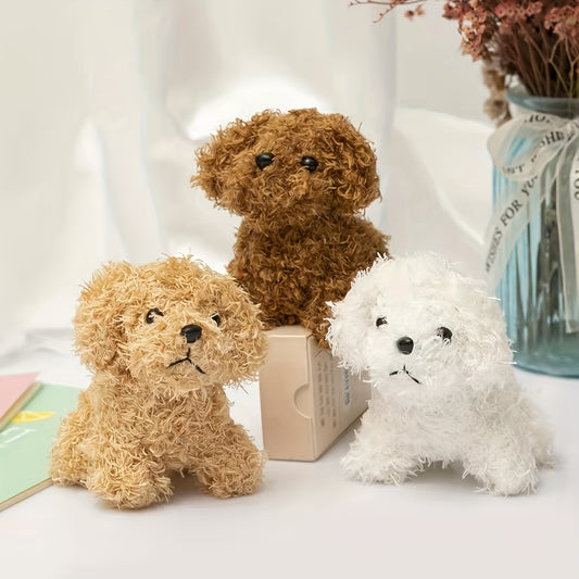Interactive Dog Shaped Plush Toy for Pet Entertainment
