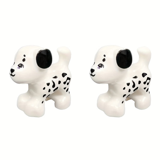 Spotted Dog Pattern Accessories for MOC Building Blocks