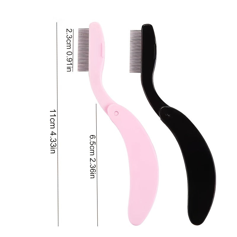 Metal Teeth Eyelash Comb for Defined Lashes