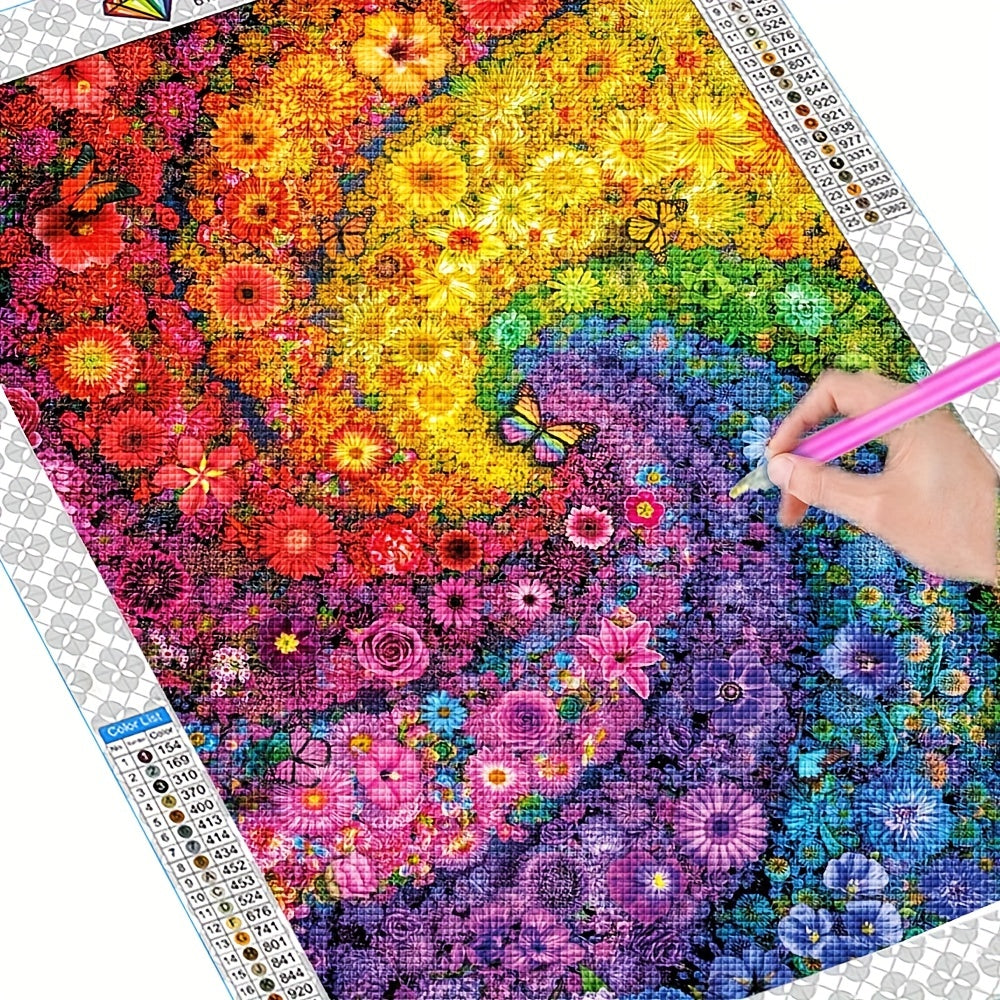 Abstract Flower Full Diamond Painting Kit