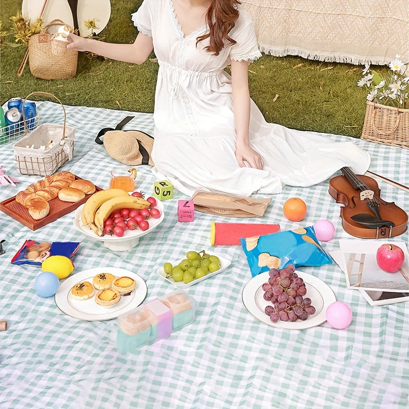 Portable Outdoor Picnic Cloth Folding Oxford Cloth Blanket For Camping