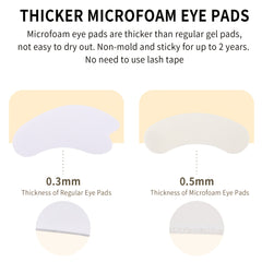 100 Pcs Hypoallergenic Foam Eye Pads for Lash Extensions