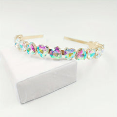 Baroque Crystal Heart Decor Headband Hair Band Glitter Hair Accessories