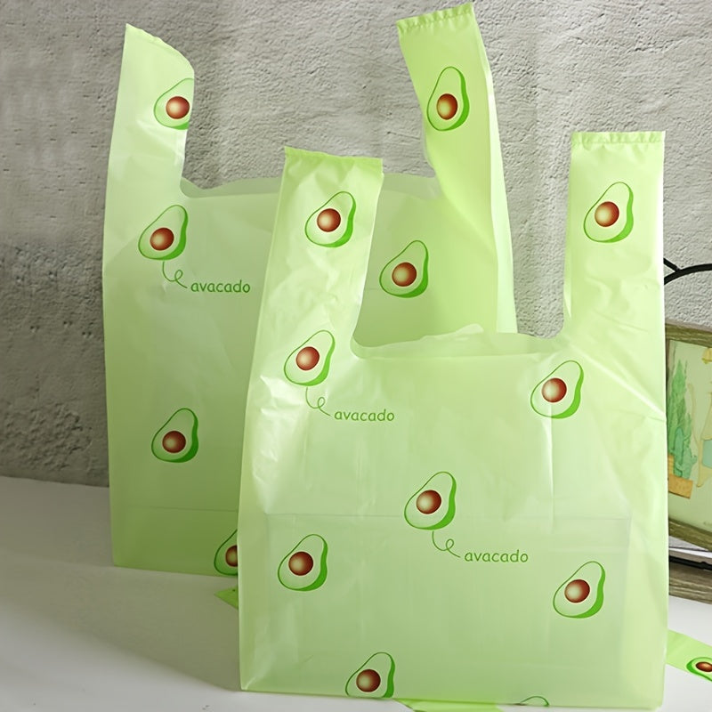 50pcs Avocado Shape Gift Bag Colorful Portable Party Household Goods Storage