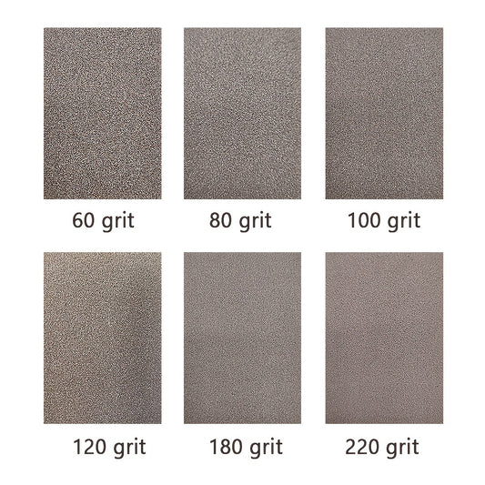 6pcs Coarse Fine Sanding Blocks 60-220 Grits Sand Foam Sandpaper