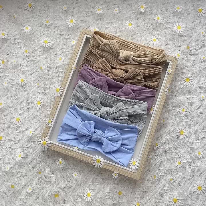 5pcs Bowknot Headbands for Baby Girls Hair Accessories