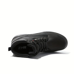 Men's Waterproof Hiking Boots Anti-Skid Lace-Up Shoes
