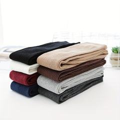 Ribbed Thigh High Socks for Women