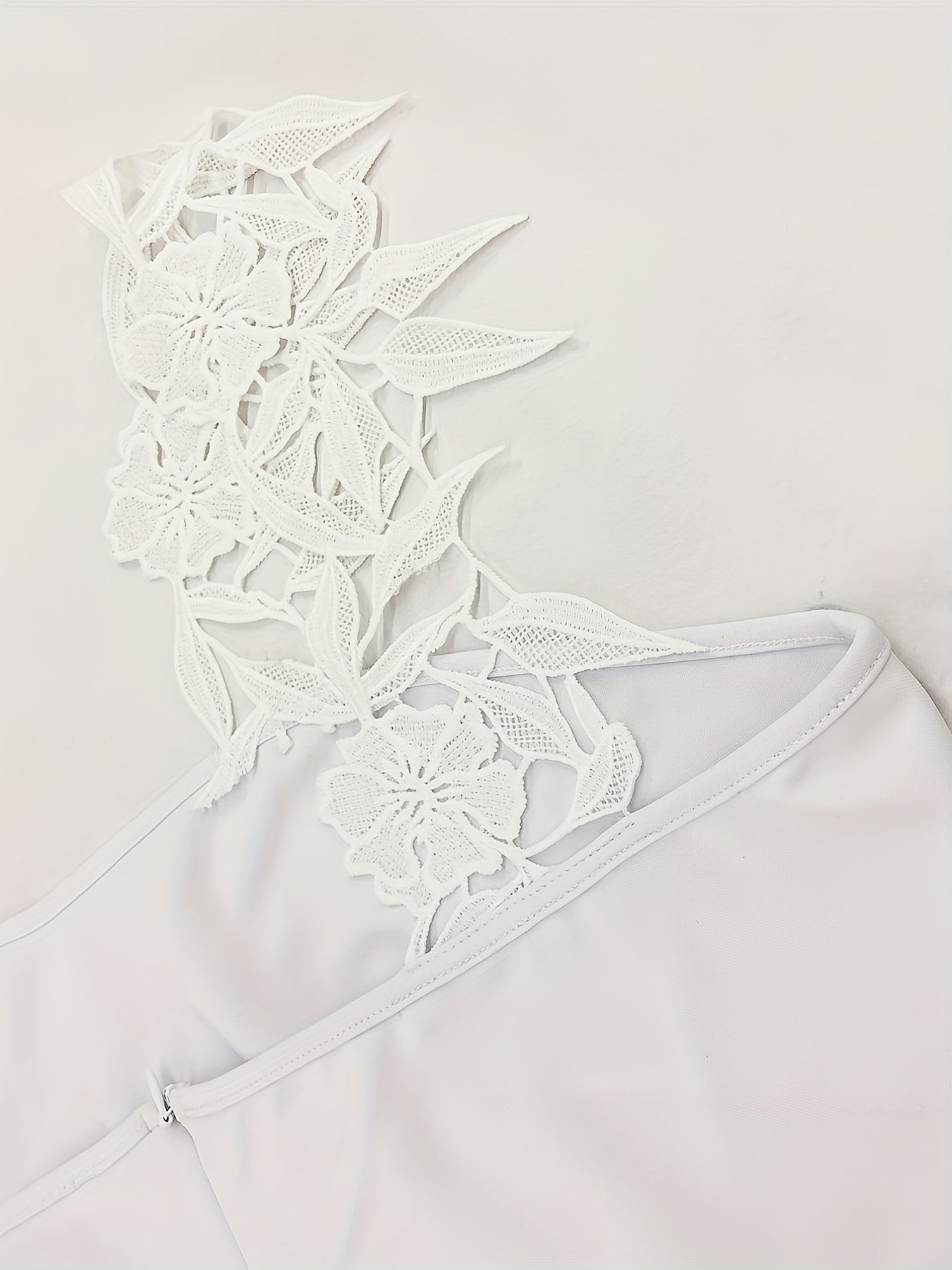  Lace Strap Stretch Cami Dress