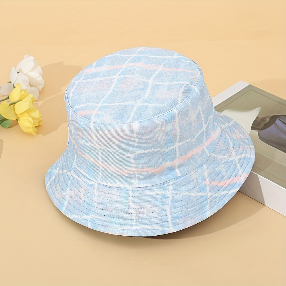 Tie Dye Double sided Unisex Sunshade Bucket Hat