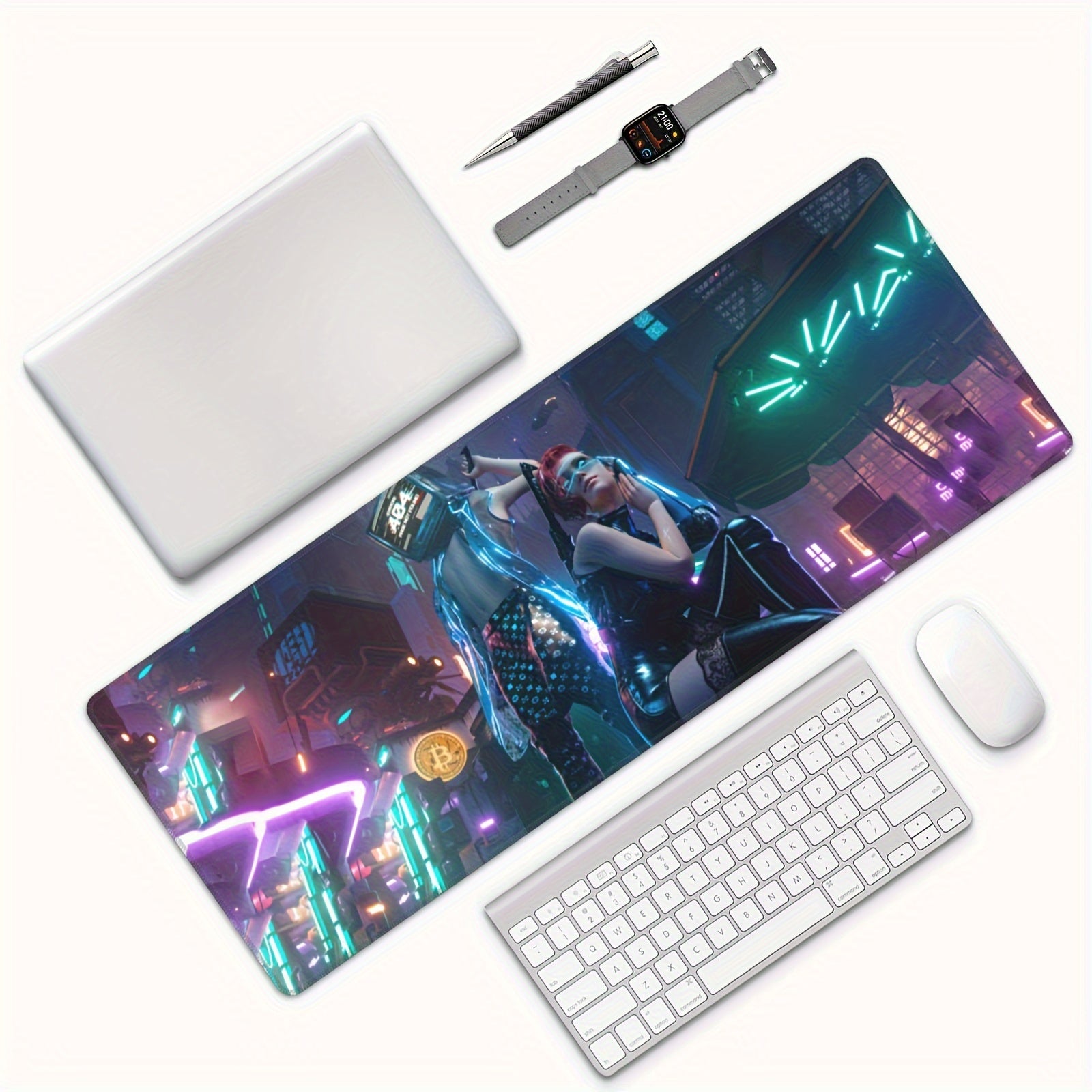 Large Mouse Pad Micro Weave Cloth Desk Pad