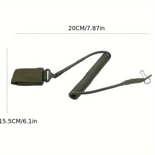 1pc Retractable Lanyard Safety Coiled Lanyard Anti lost Tool