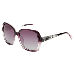 Rhinestone Oversized Sunglasses Women Polarized UV Protection