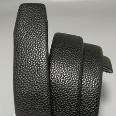 Men's Leather Belt Automatic Buckle Waistband Business Party