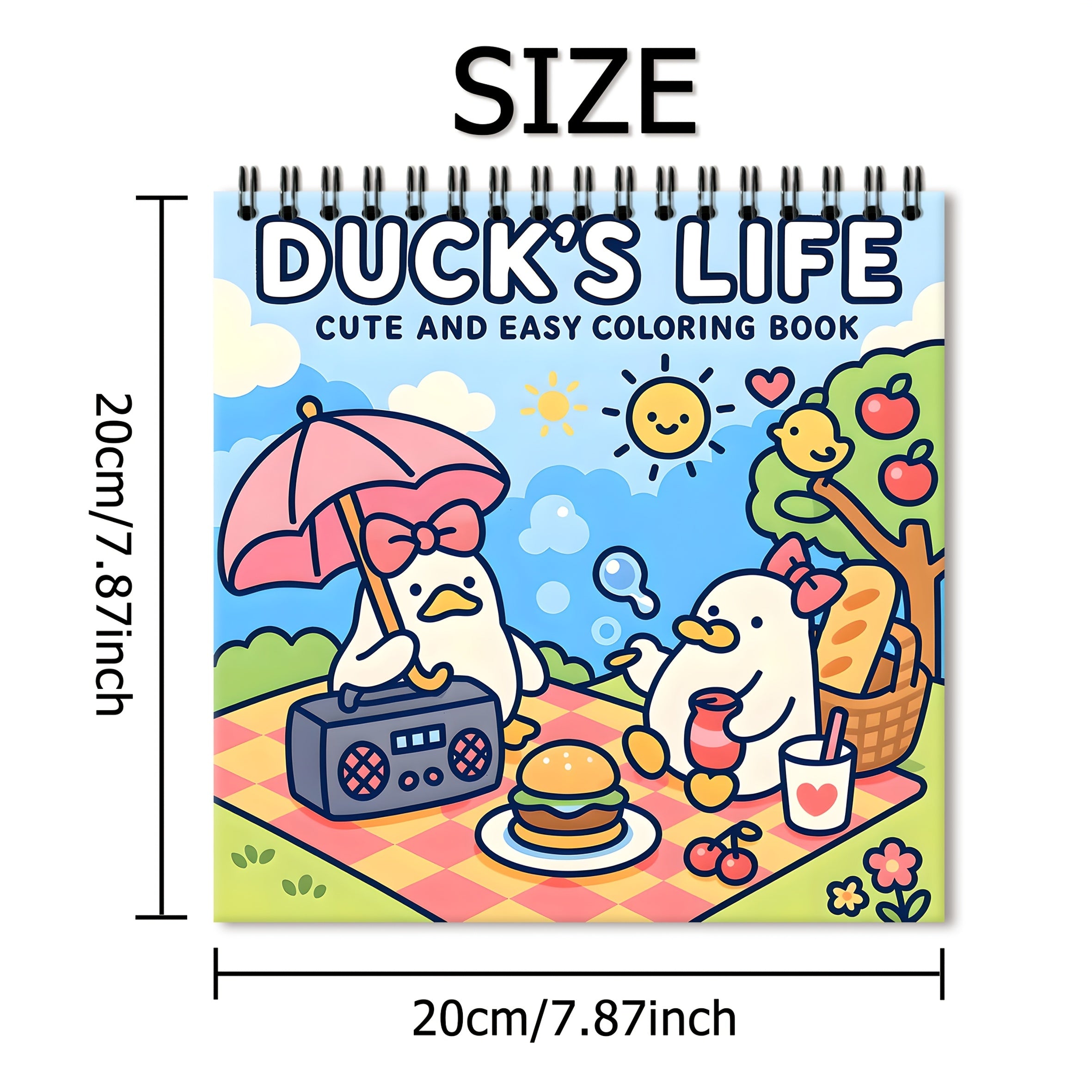 Duck's Life Coloring Book 24 Pages