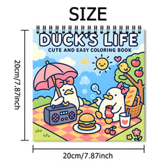 Duck's Life Coloring Book 24 Pages