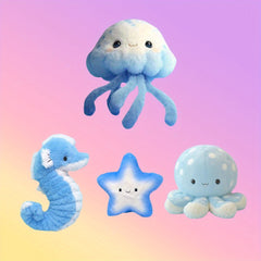 Thanksgiving Halloween jellyfish plush doll cartoon toy