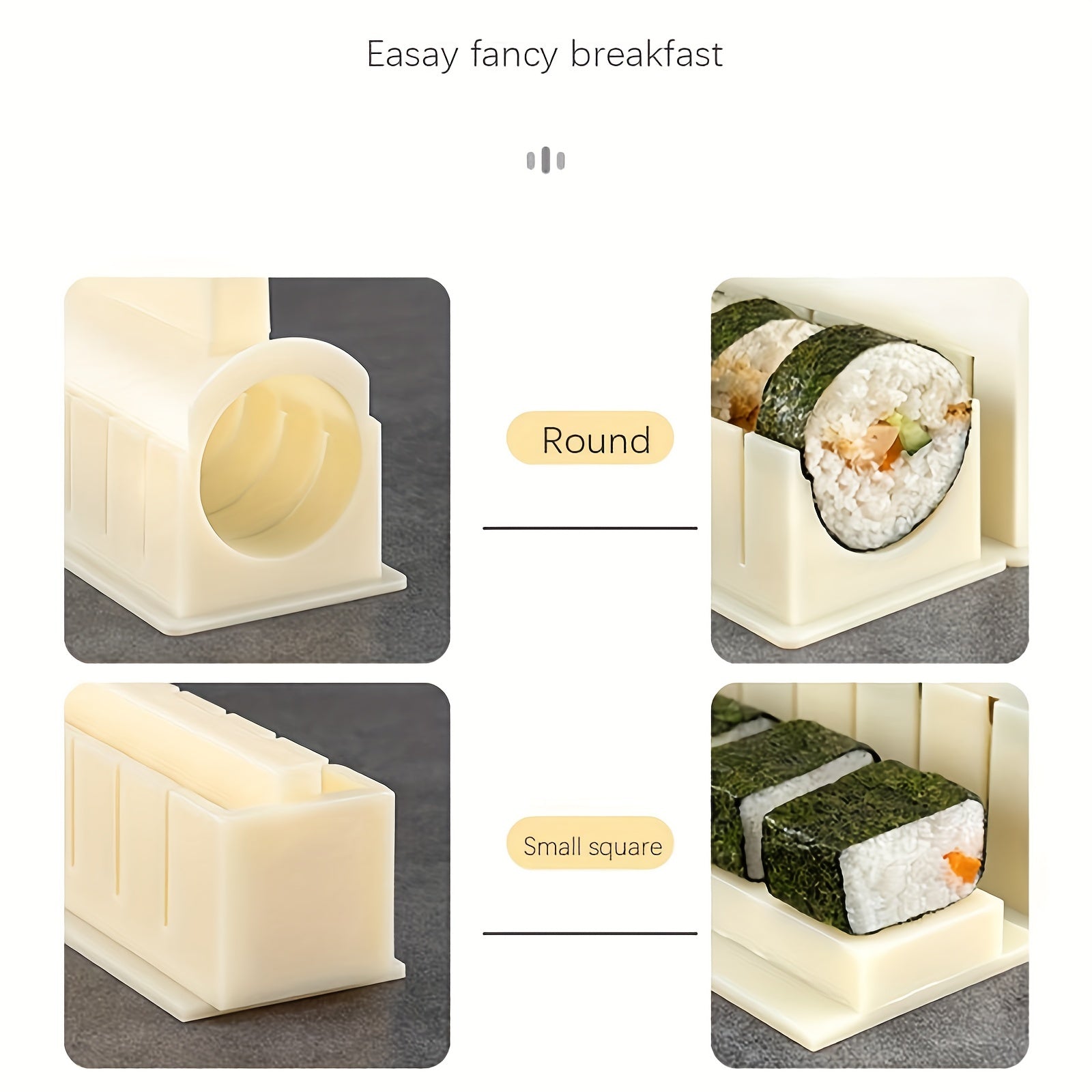 3pcs Sushi Making Kit DIY Sushi Maker Japanese Sushi Roll Maker